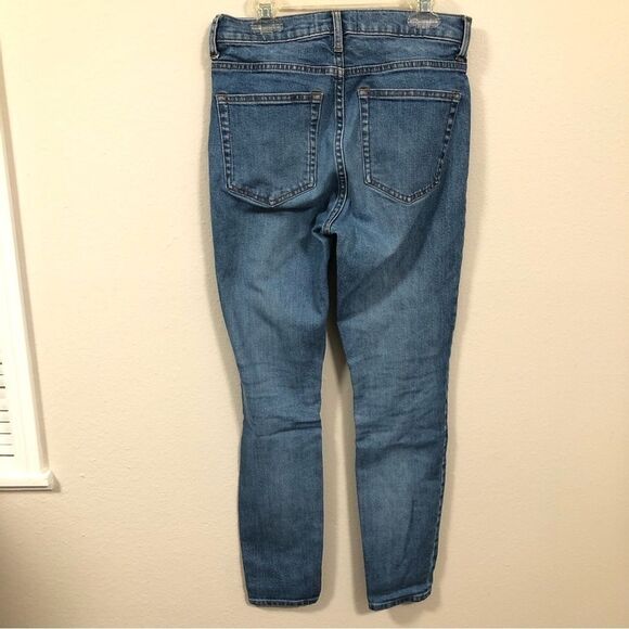 Everlane Women's High Rise Skinny Light Wash Blue Jeans size 27 regular - Picture 3 of 4